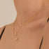 Gold Glam Interlock Necklace
